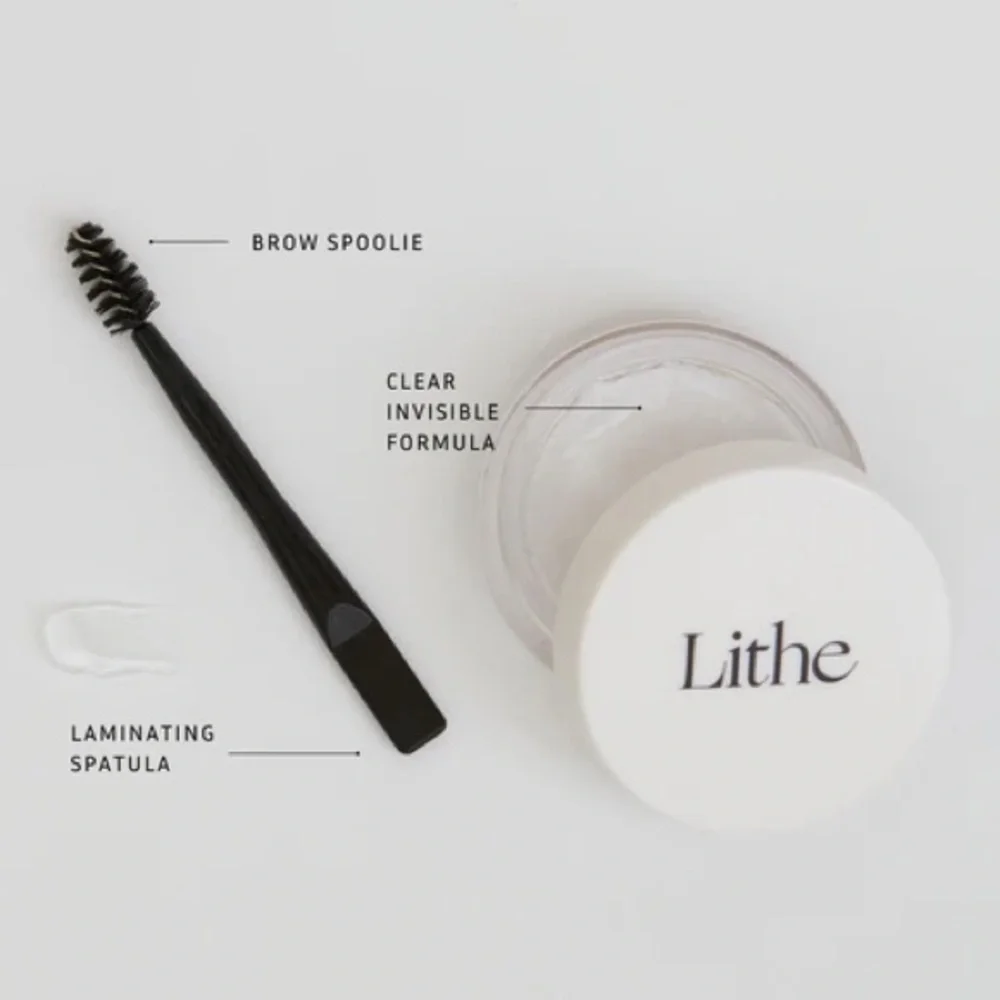 New LITHE BEAUTY UHD Brow Sculpt Clear Brow shaping wax with sculpting brush - Picture 9 of 10